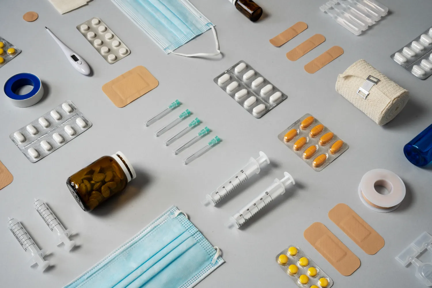 Medical supplies and healthcare essentials displayed at a Jacksonville medical supply store offering pharmacy for medical supplies.