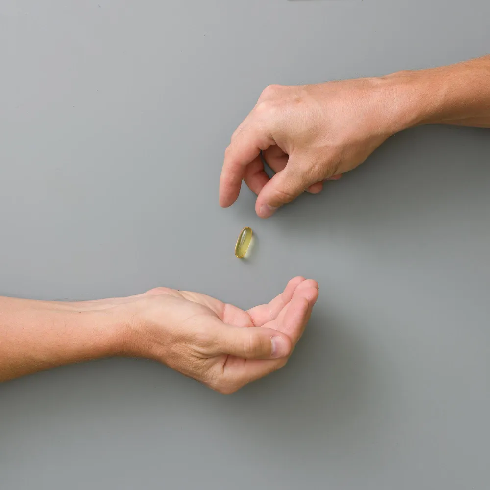 Local vitamin store providing fish oil supplements and nutritional products.